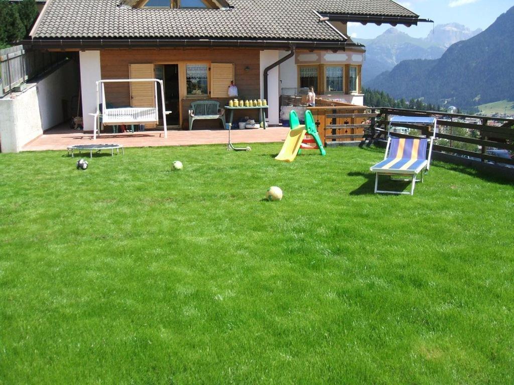 Villa Mazzel - Cima 12 Vigo di Fassa Bagian luar foto